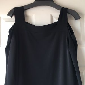 Chicos cold shoulder black top